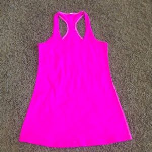 Lululemon cool racerback tank size 6. Hot bright pink